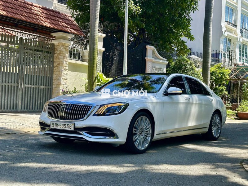 Mercedes Benz S450L model 2018 trắng/ nâu