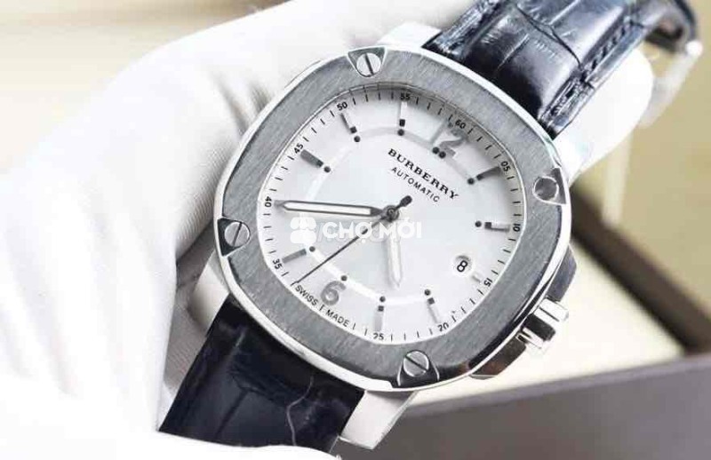 Đồng Hồ Nam : Burberry Britain Automatic, Dây Da,