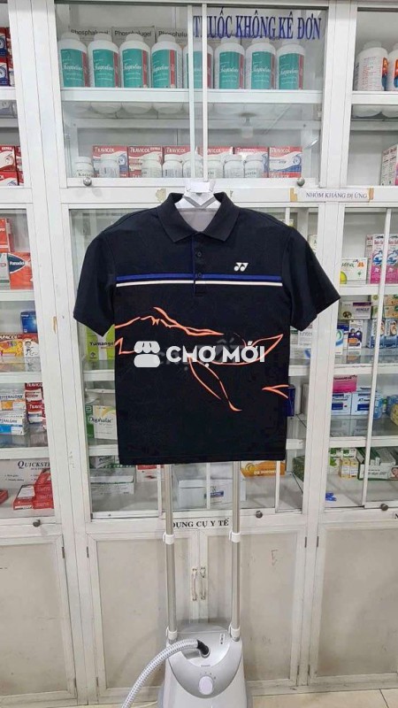 Áo thun thể thao Yonex màu đen phối