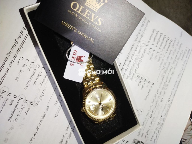ĐỒNG HỒ OLVES GOLD chính hãng olves.store + hộp
