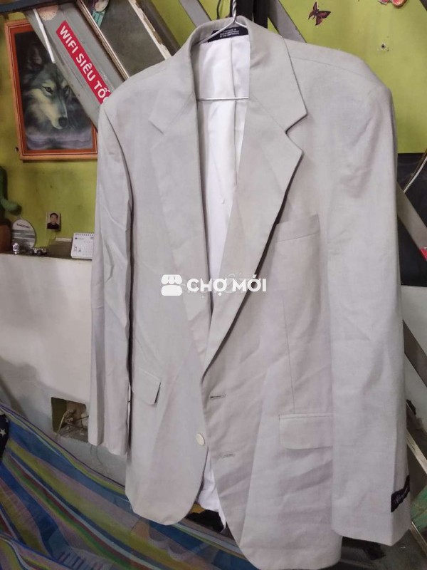 🥼Thanh lý áo Vest xám trắng 2XL, hàng xs Dominica