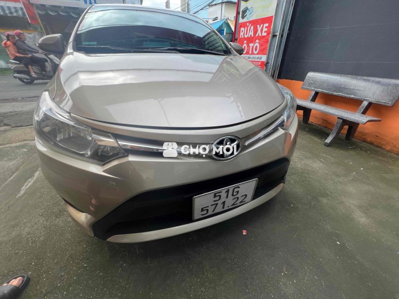 Toyota Vios 2018 Std 96 ngàn màu vàng cát bao tét