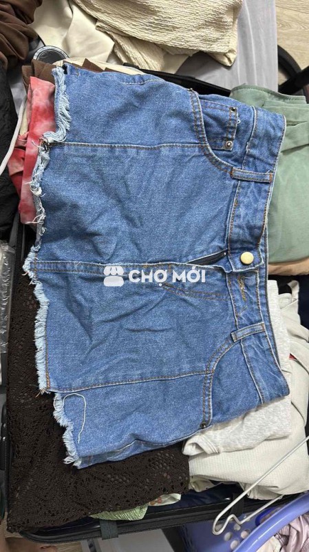 Quần giả váy jeans size M