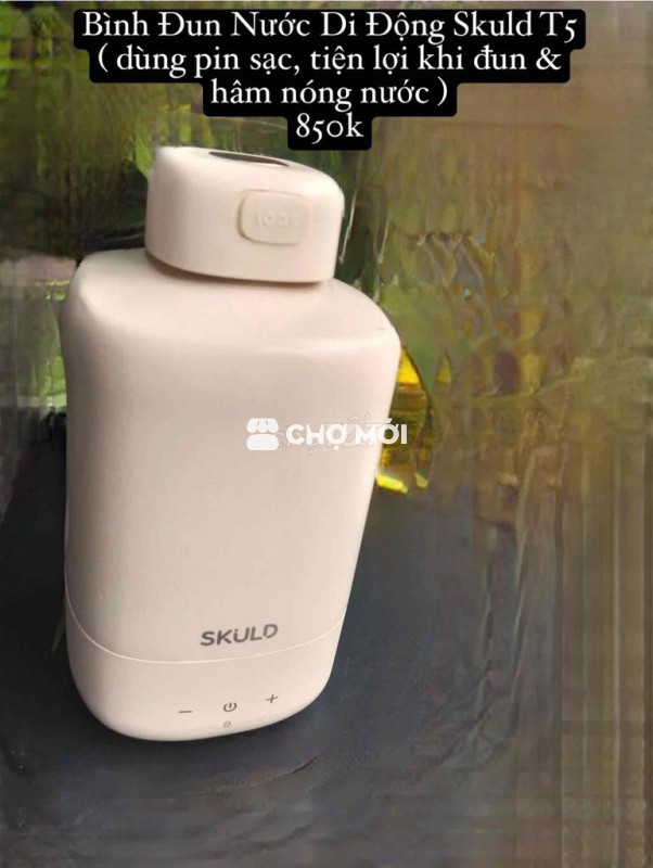 Bình Đun Nước Pha Sữa Di Động Skuld