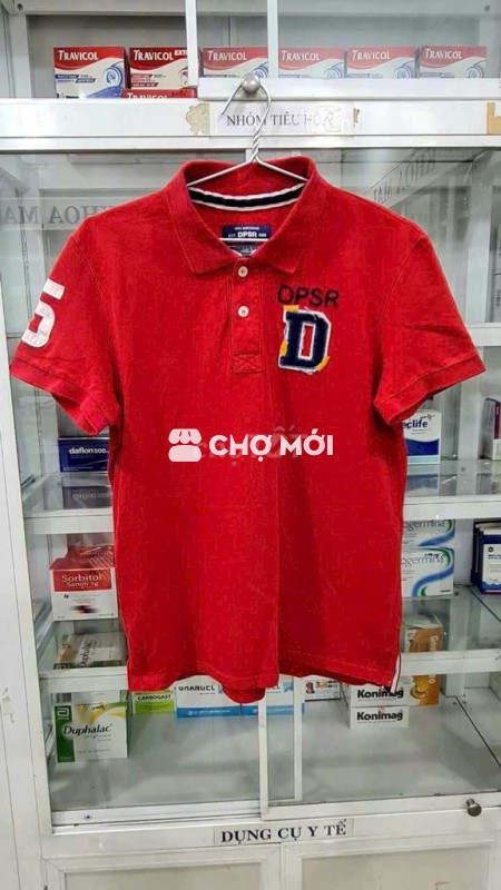 Áo thun DPSR USA màu đỏ phối