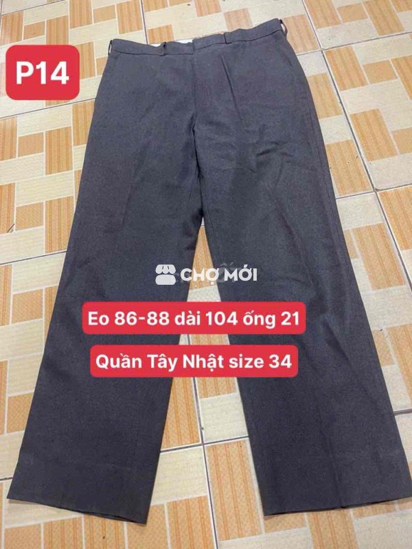6 quần Tây Nhật  size nhu hình 120k 1c mới 98%