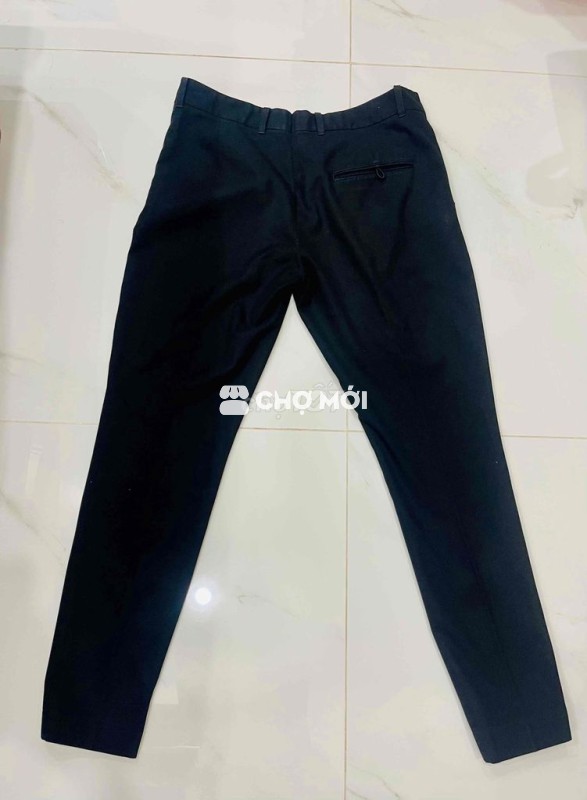 Quần tây đen local brand form fit vừa