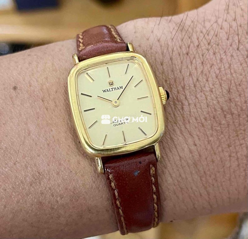 Đồng Hồ Waltham Nữ bọc vàng