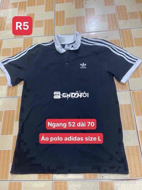 áo polo adidas size L