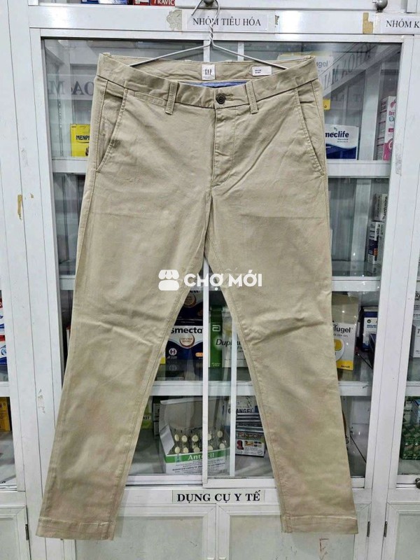 Quần kaki Gap USA màu be đất