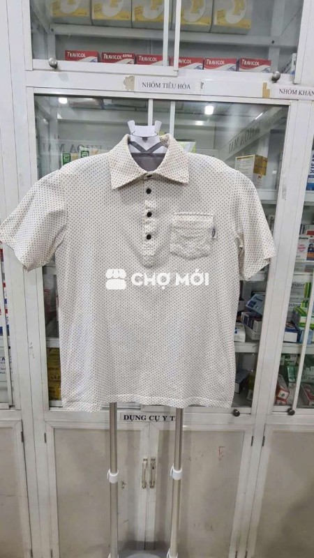 Áo thun Callaway trắng phối bi