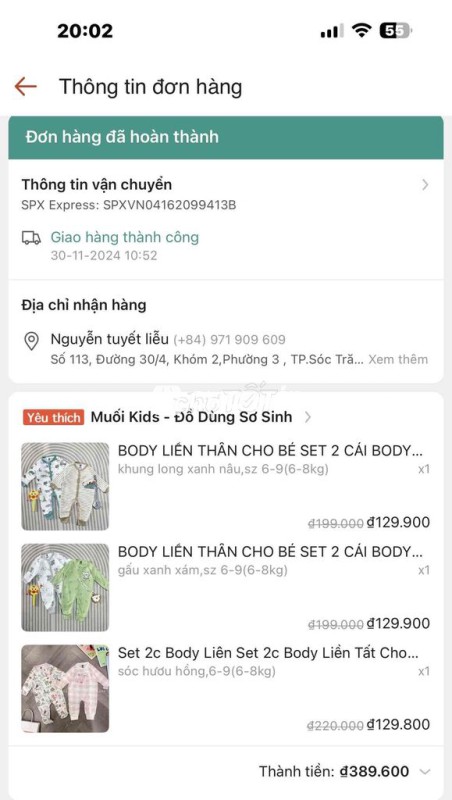 body suyt dài cho bé