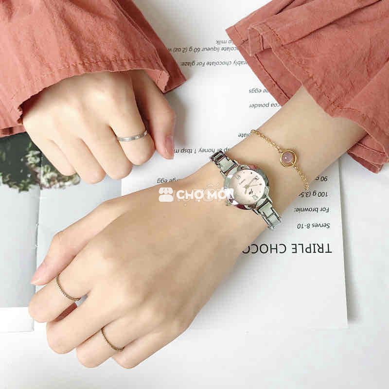 Đồng hồ nữ JW size 25mm kính chống xước, không gỉ