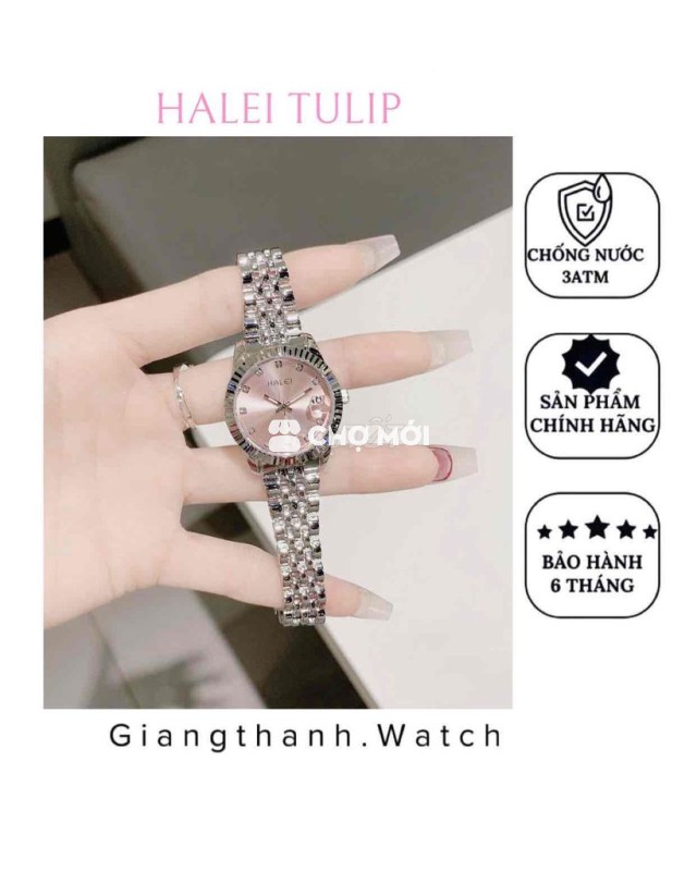 Đồng hồ halei nữ size 30mm chống xước, chông nước