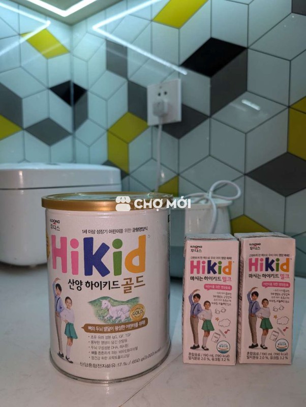 Lon sữa Hikid dê 650g từ 1-9 tuổi