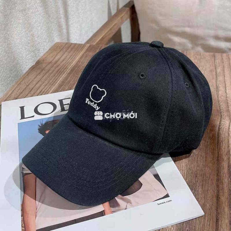 Phụ kiện quần áo. nón nam màu đen