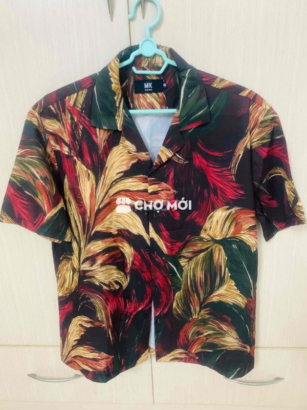 áo sơ mi nam hoạ tiết size M