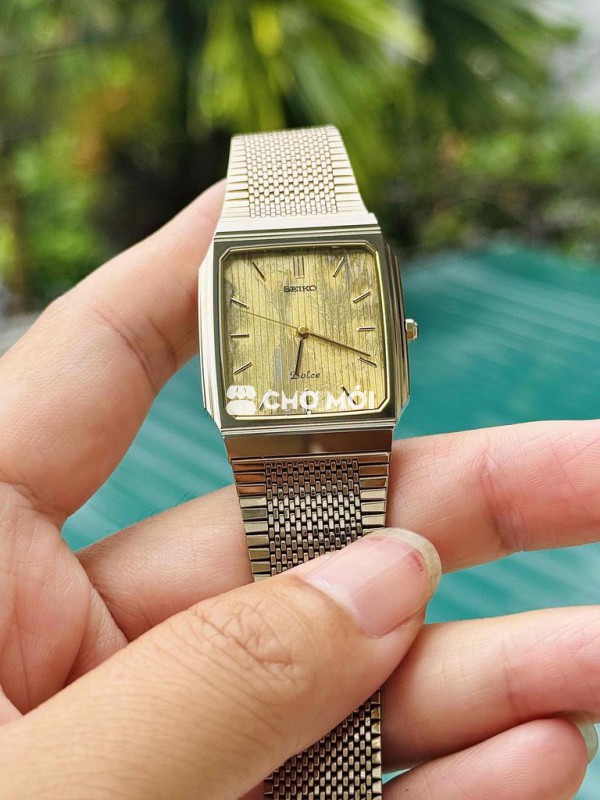 Tank Seiko Dolce liềng đá kính saphia mặt đẹp