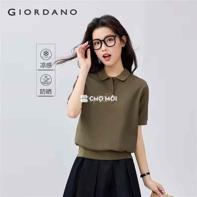 Áo Polo Giordano Cotton nữ, size M