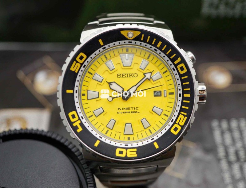 Đồng Hồ Seiko Diver Yellow Chính Hãng Nhật Bản