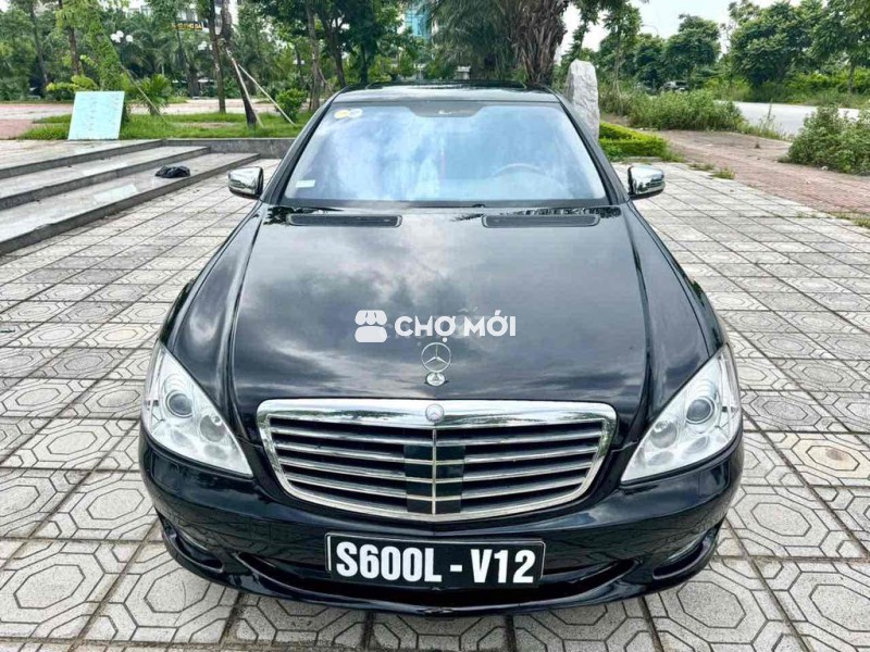 Mercedes Benz S Class S600L- V12 - máy- 2 Bitubos