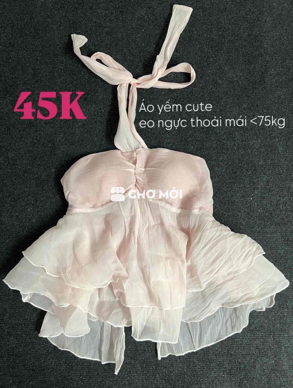 Pass đầm chỉ chụp hình hoặc thử 1 lần