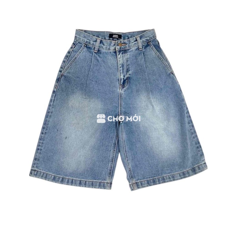 Quần short Musinsa One Tuck Bermuda Denim Pants