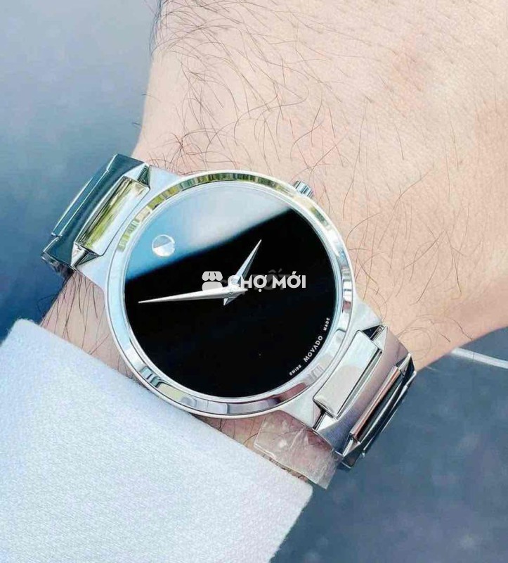 Movado Temo Black Quartz Men's