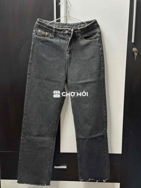 Quần jeans nữ ống rộng 2hand