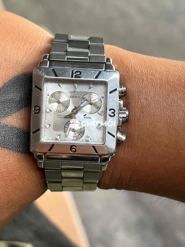Tank thuysi độc Breil chronograph chất hiếm