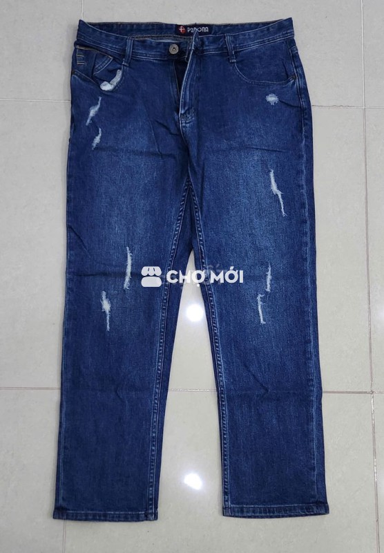 Quần jeans xịn, xanh, mới