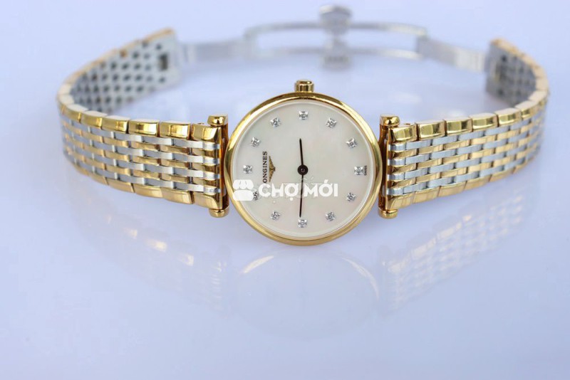 ĐH Nữ Longines La Grande Demi vàng Xà cừ Kim Cương