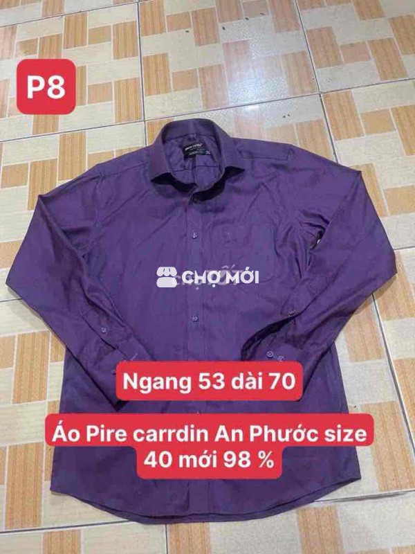 Áo somi Pire Cardin size 40