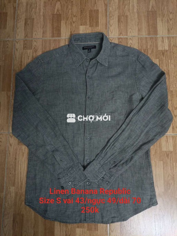 Sơmi Linen Banana Republic