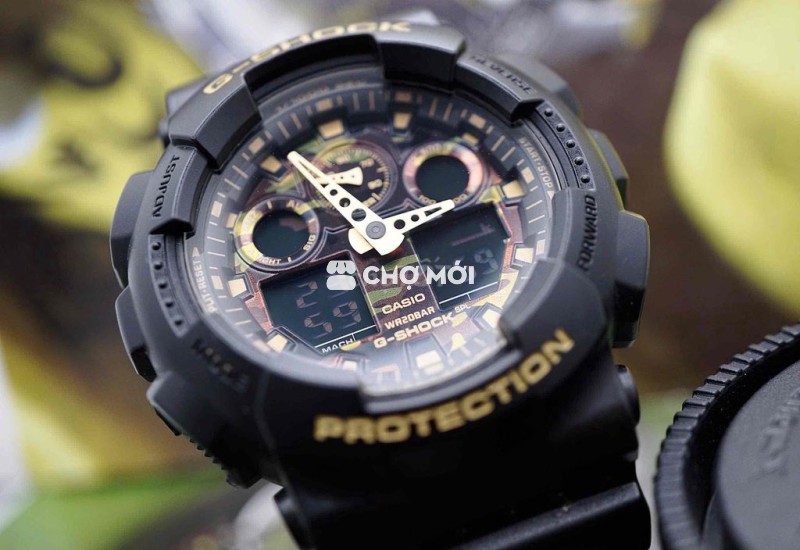 Đồng Hồ Gshock GA-100CF-1A9JF Quân Đội