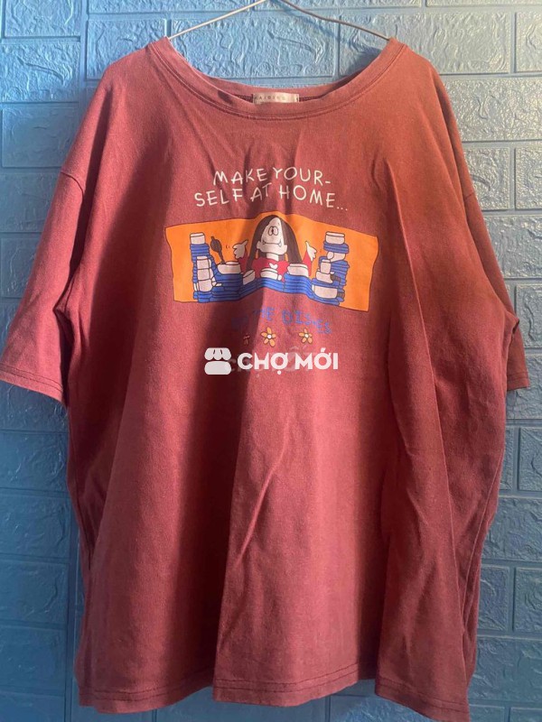 Áo thun cotton form rộng