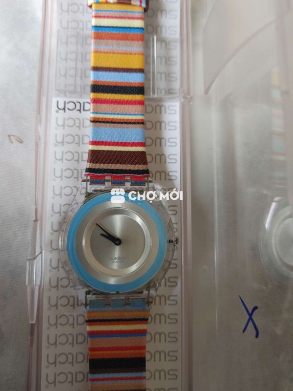 Đh Swatch Thụy sĩ siêu mỏng còn hộp sổ