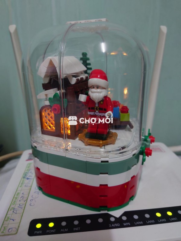 Đồ chơi lego xếp mô hình Giáng Sinh cho mẹ và bé.