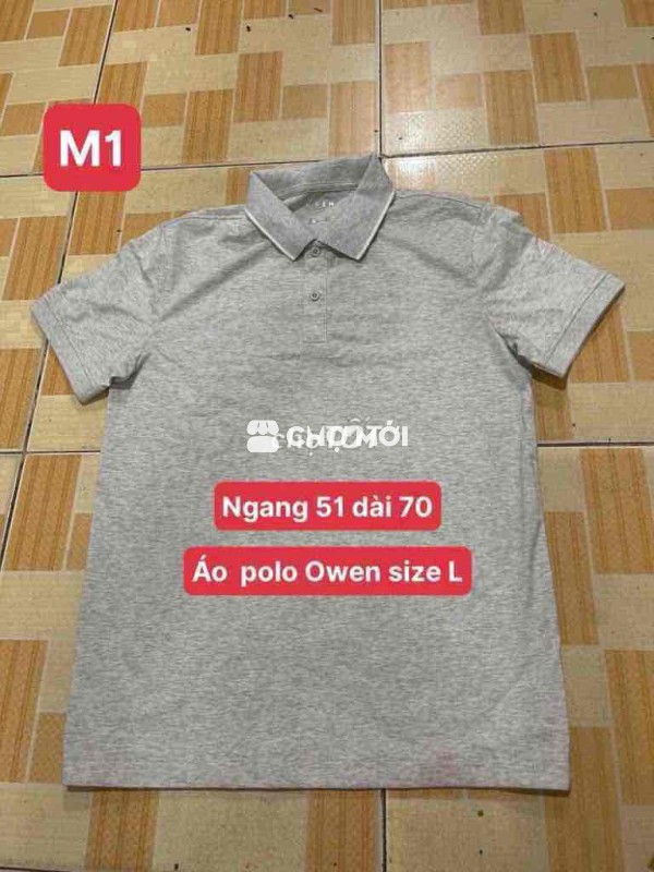 3 áo polo size L mới