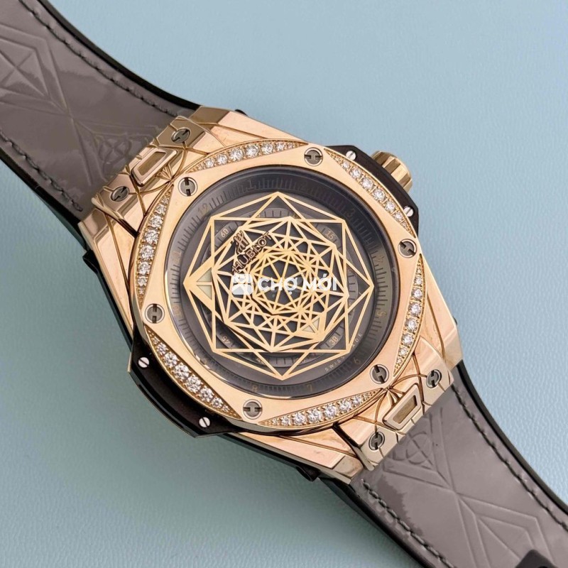 Hublot Big Bang Sang Bleu kim cương zin. full