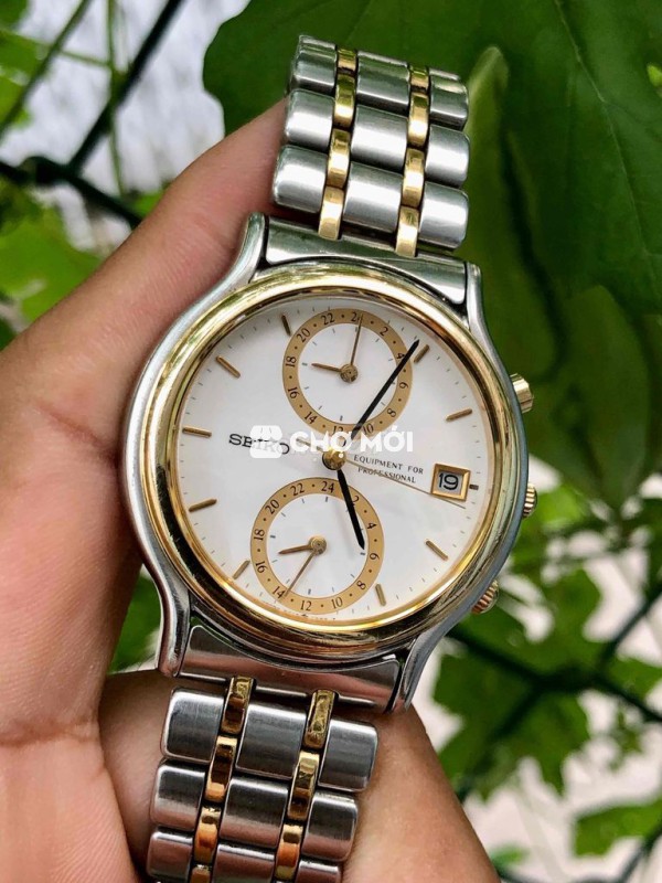 Seiko demi 7 kim 2 múi giờ riêng biệt
