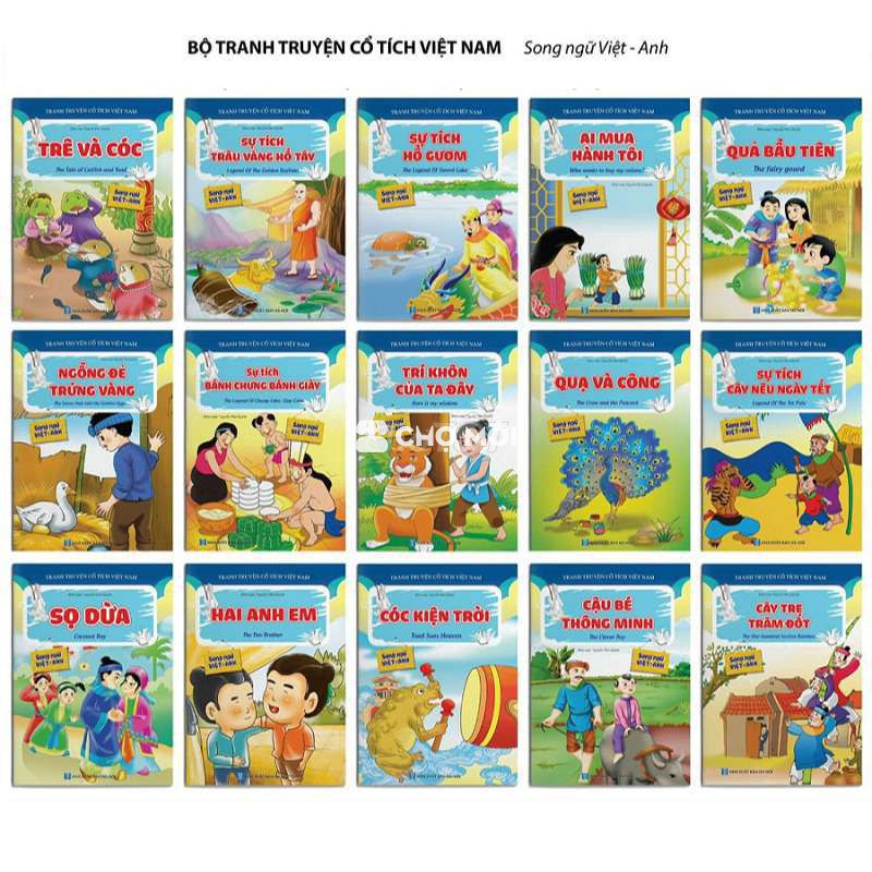 SET 20 CUỐN TRUYỆN CỔ TÍCH, TRUYỆN NGỤ NGÔN cho bé