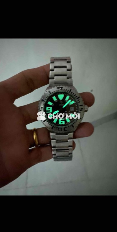 Đồng hồ mus.k mỹ automatic thép đúc