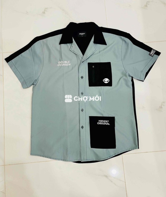 Dọn tủ áo sơ mi ngắn tay local brand mende