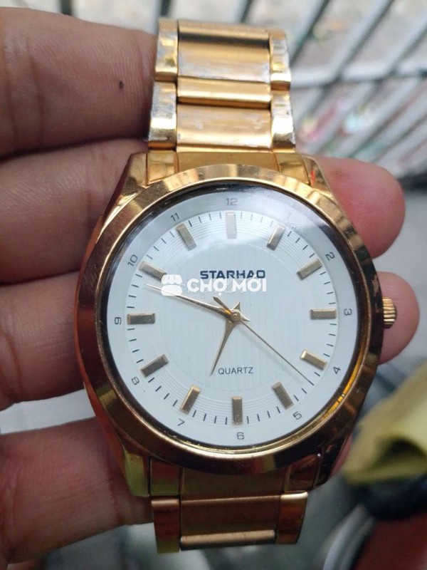 Pin nhật, vỏ SS bọc vàng,size40