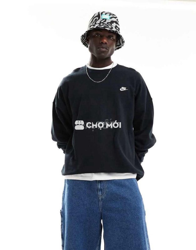 NJKE Black Sweater .