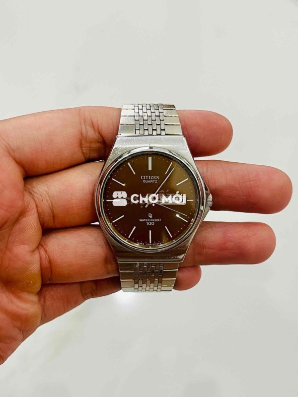 Citizen 4-211146K mặt nâu cf full zin 2 lịch