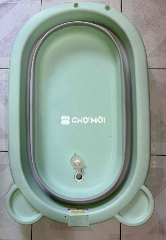 Chậu tắm gập gọn cho bé