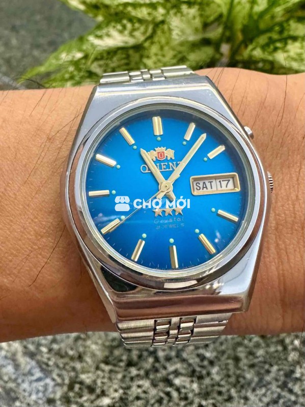orient automatic Vintage dial blue