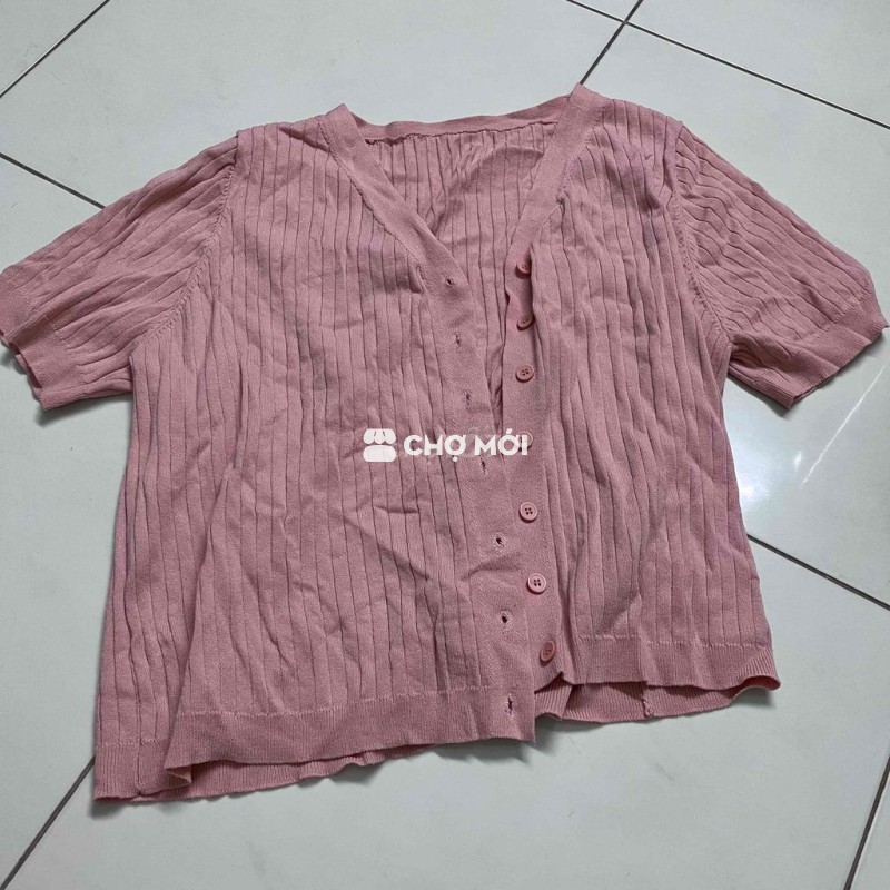 Áo croptop cam sữa